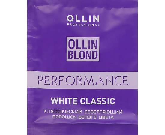 Порошок освітлення білого кольору Ollin Professional Perfomance White White Blond Powder, фото 