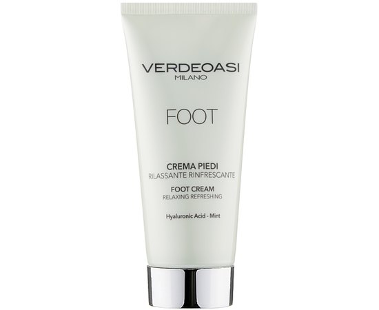 Расслабляющий и освежающий крем для ног Verdeoasi Body Foot Cream Relaxing Refreshing, 100ml