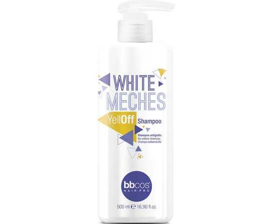 Шампунь для освітленого волосся BBcos White Meches Yell-Off Shampoo, фото 