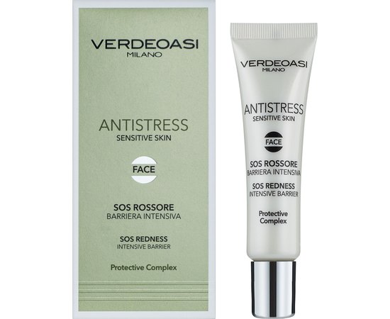 SOS-комплекс от покраснений восстановление барьера Verdeoasi Antistress SOS Redness Intensive Barrier, 15ml, изображение 2