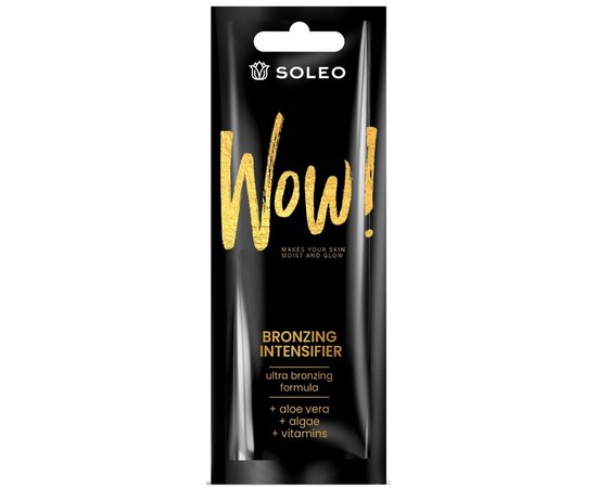 Ультра бронзатор с витаминами Soleo Wow! Bronzing Intensifier, изображение 2