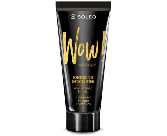 Ультра бронзатор с витаминами Soleo Wow! Bronzing Intensifier, изображение 3