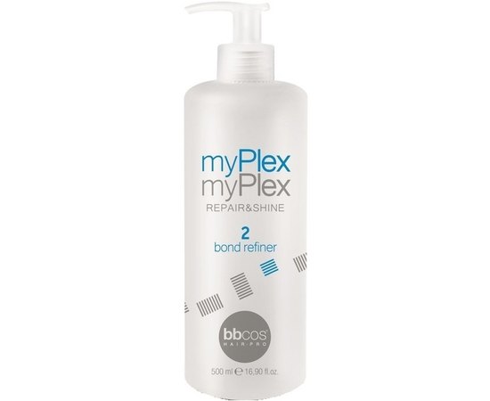Універсальний засіб для покращення структури волосся BBcos MyPlex Remover Shine Bond Refiner, 500 ml, фото 