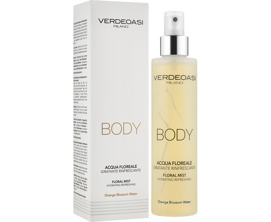 Увлажняющий и освежающий цветочный мист Verdeoasi Body Floral Mist Hydrating And Refreshing, 200ml, изображение 2 Увлажняющий и освежающий цветочный мист Verdeoasi Body Floral Mist Hydrating And Refreshing, 200ml, изображение 2