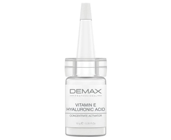 Demax Nanotechnologies Vitamiv Е + Hyaluronic Acid Активний порошок Вітамін Е + гіалуронова кислота, 10 мл, фото 