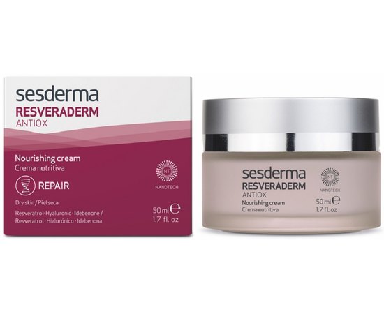 Антиоксидантный питательный крем Sesderma Resveraderm Antiox Nourishing Cream, 50 ml, изображение 2