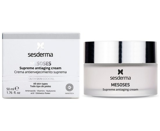 Интенсивный антивозрастной крем Sesderma Mesoses Supreme Antiaging Cream, 50 ml, изображение 2