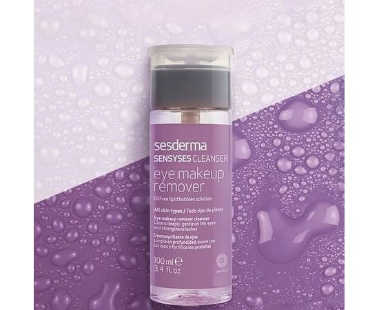 Липосомальный лосьон для снятия макияжа с глаз Sesderma Sensyses Cleanser Eye Makeup Remover, 100 ml, изображение 3