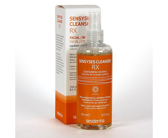 Лосьйон для очищення шкіри обличчя Sesderma Sensyses Cleanser RX Lipid Bubbles Solution 250 ml, фото _ab__is.image_number.default