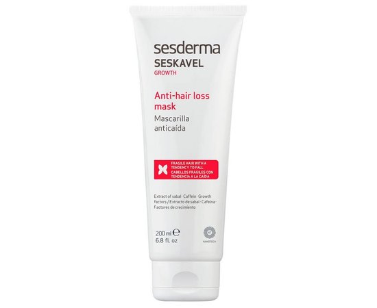 Маска против выпадения волос Sesderma Seskavel Anti-Hair Loss Mask, 200 ml, изображение 2