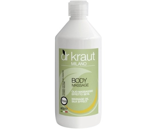 Массажное масло с эффектом шелка Dr.Kraut Massage Oil With Silk Effect, 500ml