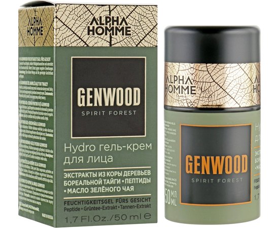 Чоловічий крем-гель для обличчя Estel Professional Genwood Hydro, 50 ml, фото 