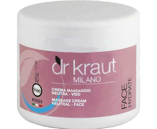 Нейтральний масажний крем для обличчя Dr.Kraut Massage cream neutral, 500 ml, фото 