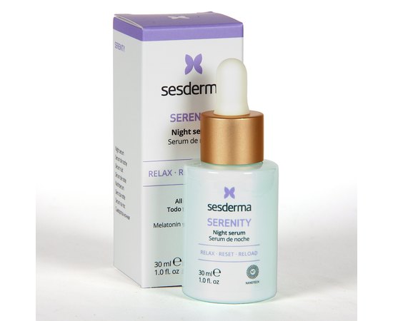 Ночная липосомальная сыворотка Sesderma Serenity Night Serum, 30 ml, изображение 3