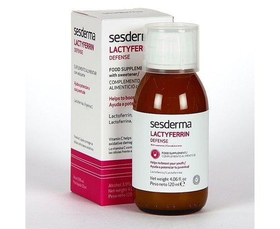 Пищевая добавка Sesderma Lactyferrin Defense, 120 ml, изображение 3