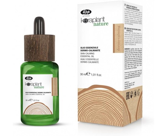 Успокаивающее масло для чувствительной кожи головы Lisap Keraplant Nature Skin-calming essential oil, 30 ml, изображение 2