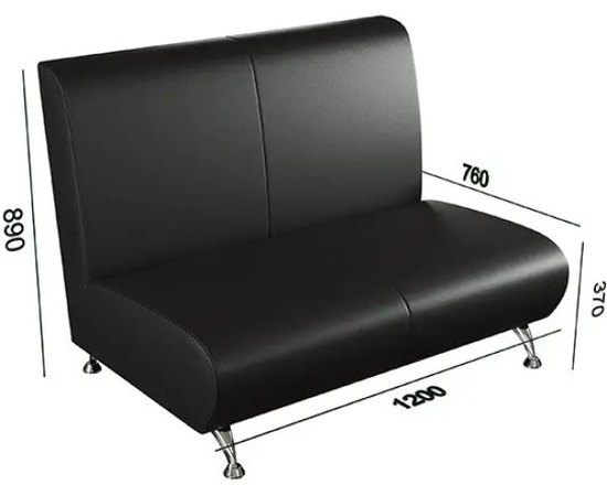 Диван для зони очікування Олімп Ukrestet, фото _ab__is.image_number.default