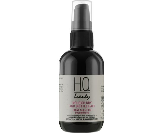 Флюїд для блиску волосся H.Q.Beauty Nourish Dry And Brittle Hair Shine Solution, 100ml, фото 