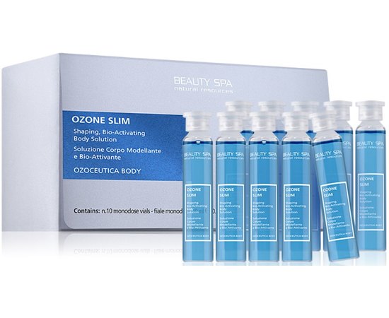 Антицелюлітні ампули для тіла Слім Озон для схуднення Beauty Spa Ozone Slim, 1x10 ml, фото 