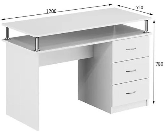 Маникюрный стол Стандарт 2 Ukrestet, изображение 3