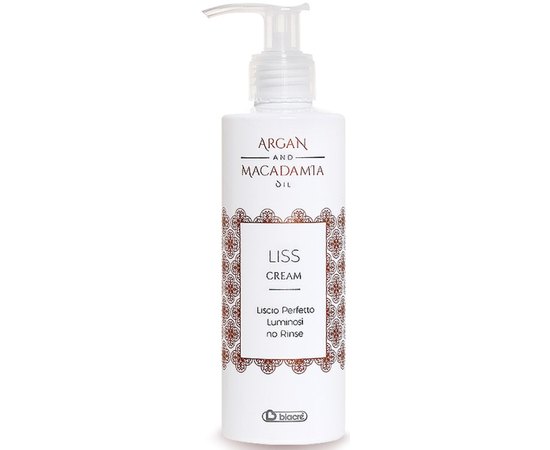 Моделирующий крем для разглаживания структуры Лисс крем арган и макадамия Biacre Argan And Macadamia Liss Cream, 200 ml, изображение 2