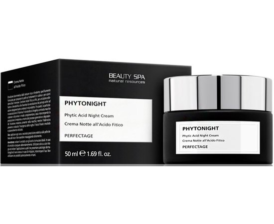 Нічний крем-бустер з 4% фітиновою кислотою Фітонайт для всіх типів шкіри Beauty Spa Phytonight, 50 ml, фото 