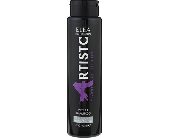 Шампунь для волос тонирующий фиолетовый Elea Professional Artisto Violet Shampoo, 300 ml