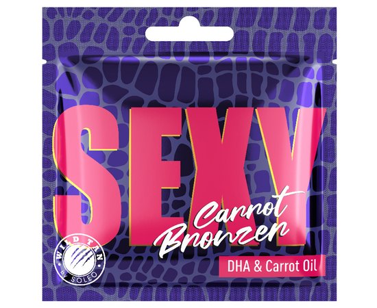 Темный бронзатор DNA + морковное масло Wild Tan Sexy Carrot Bronzer, изображение 2