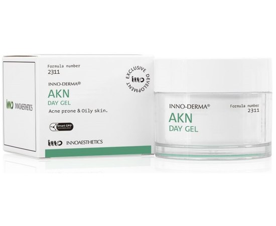 Крем-гель для жирной кожи лица Innoaesthetics AKN Day Gel, 50ml