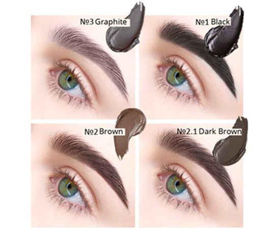 Крем-фарба для брів та вій Demira Professional Ismida Color Cream For Eyebrows, 20ml+20ml, фото _ab__is.image_number.default