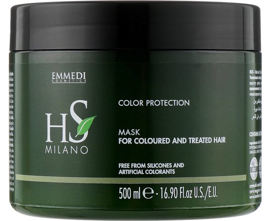 Маска для фарбованого волосся HS Milano Emmedi Capelli Colorati E 500ml, фото 