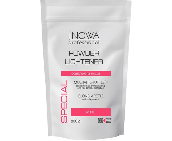 Пудра, що освітлює jNowa Professional Blond Arctic Powder White, 800g, фото 