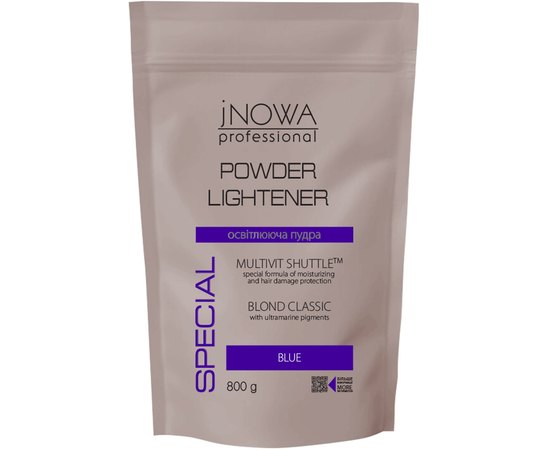 Пудра, що освітлює jNowa Professional Blond Classic Powder Blue, 800g, фото 