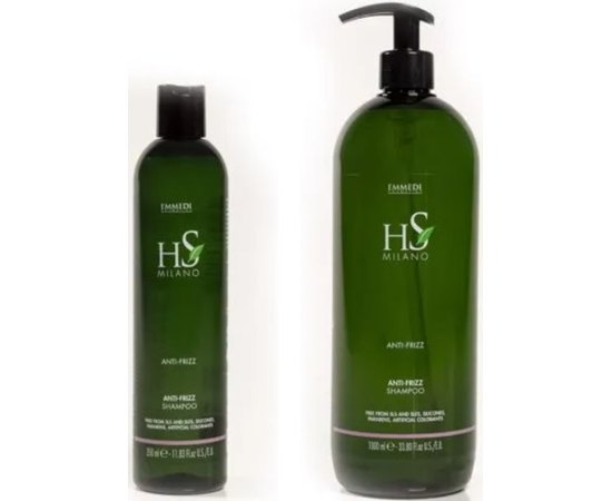 Распутывающий шампунь HS Milano Emmedi Antifrizz Capelli Crespi Anti-Frizz Shampoo, изображение 3