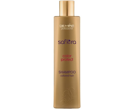 Шампунь для фарбованого та тонованого волосся Demira Professional Saflora Color Protect Shampoo, 300ml, фото 