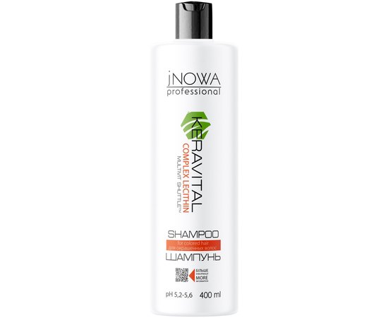 Шампунь для фарбованого волосся jNowa Professional Keravital Shampoo For Colored Hair, 400ml, фото 