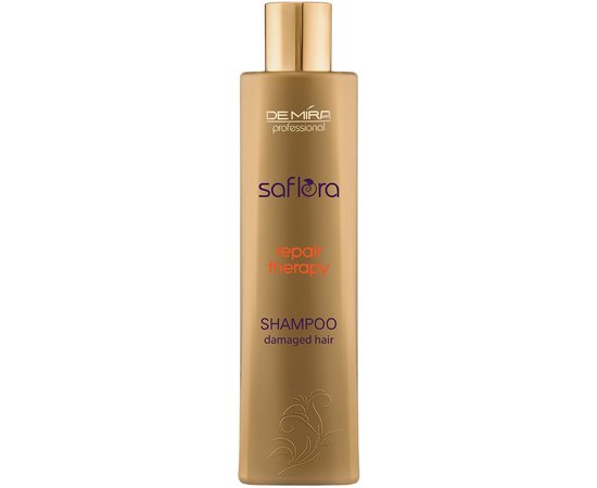 Шампунь для пошкодженого волосся Demira Professional Saflora Repair Therapy Shampoo, 300ml, фото 