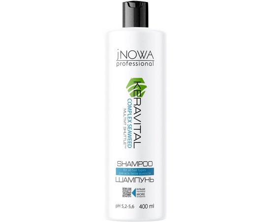 Шампунь для всіх типів волосся jNowa Professional Keravital Shampoo, 400ml, фото 