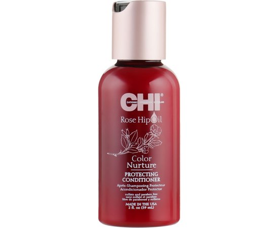 CHI Rose Hip Oil Color Nurture Protecting Conditioner Захисний кондиціонер для фарбованого волосся, фото 