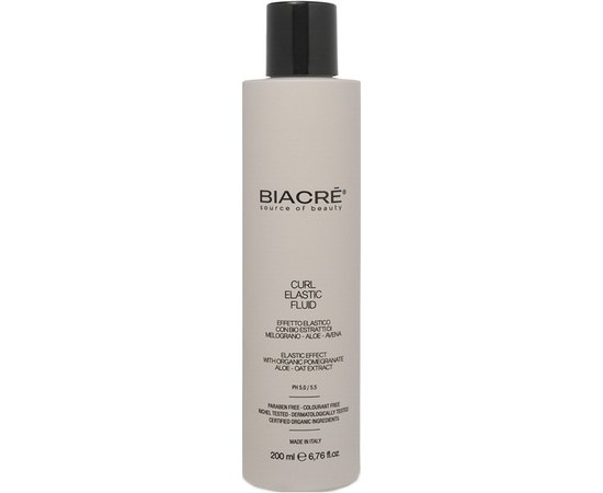 Флюид для укладки вьющихся волос Biacre Curl Elastic Fluid, 200 ml, изображение 2