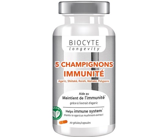 Комплекс для имунитета Biocyte 5 Champignons, 30gel
