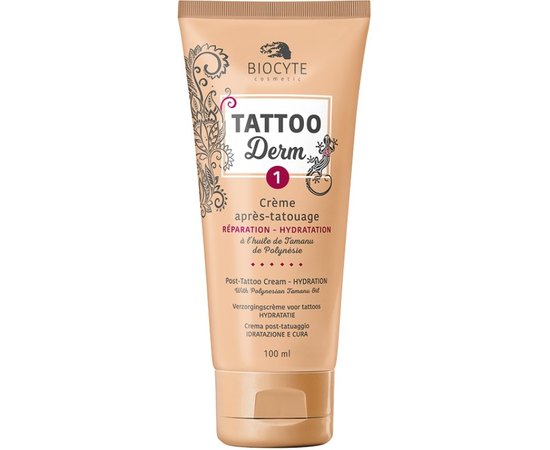Крем для відновлення татуйованої шкіри Biocyte Tattoo Derm 1 Cream, 100ml, фото 
