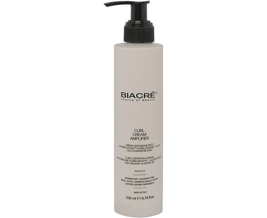 Моделюючий крем-догляд для стайлінгу кучерявого волосся Biacre Curl Cream Amplifier, 200 ml, фото _ab__is.image_number.default
