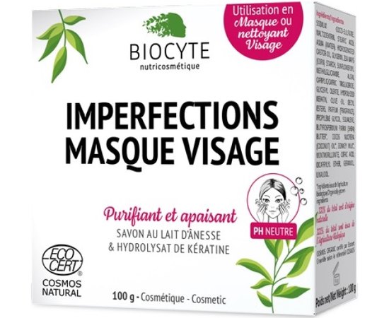Мило-маска для обличчя Biocyte Imperfections Masque Visage Bio, 100g, фото _ab__is.image_number.default
