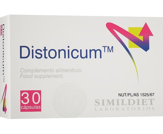 Нутрицевтик для підтримки життєвого тонусу Simildiet Distonicum, 30 caps, фото 