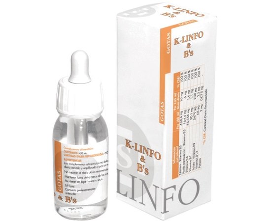 Нутрицевтик для противодействия отекам Simildiet K-Linfo And B's Drops, 60 ml, изображение 2