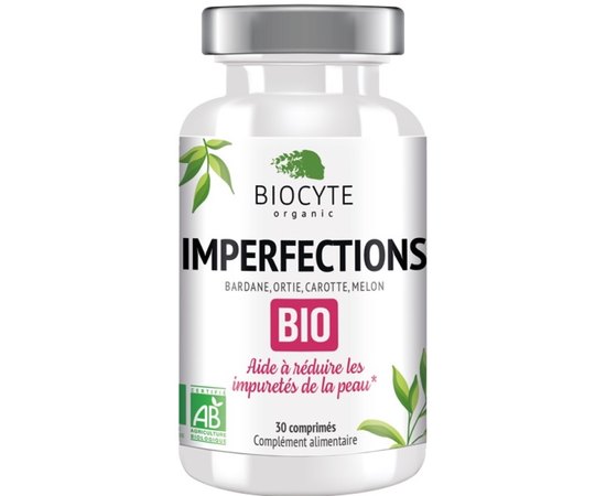 Пищевая добавка для очищения кожи Biocyte Imperfections Bio, 30tab