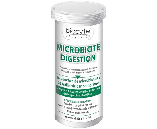 Пищевая добавка для пищеварения Biocyte Microbiote Digestion, 20caps