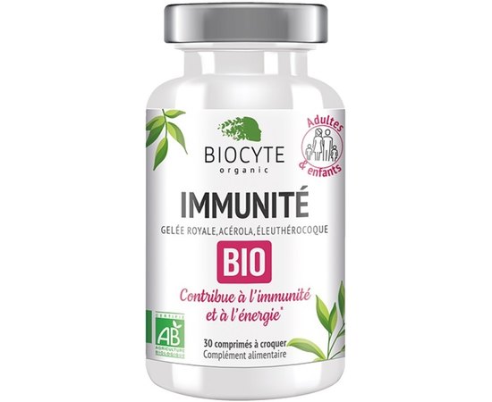 Харчова добавка для зміцнення імунітету Biocyte Immunite Bio, 30tab, фото 