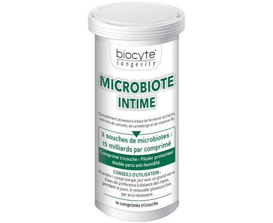Харчова добавка для відновлення інтимного комфорту Biocyte Microbiote Intimate, 14caps, фото 